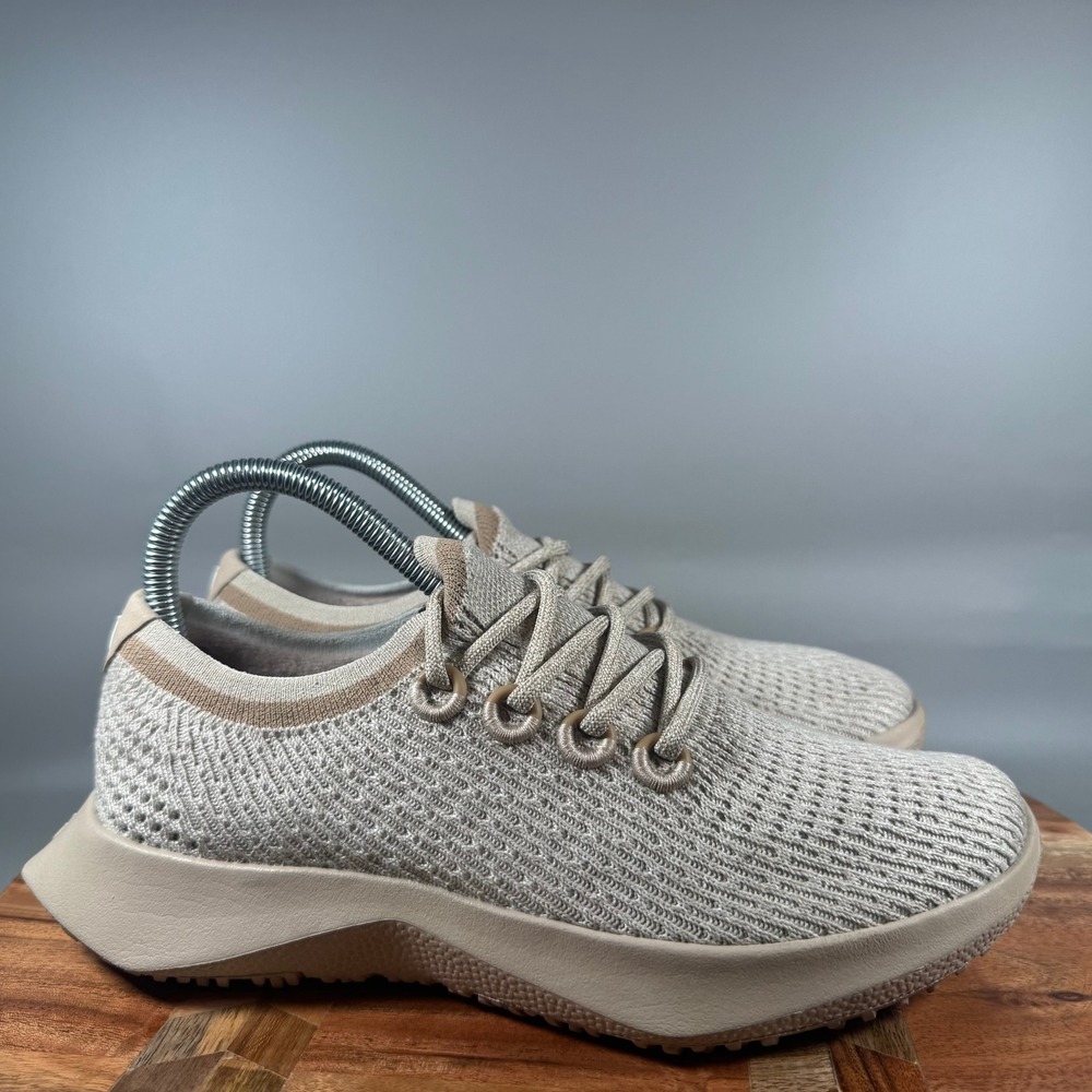 Allbirds Tree Dasher 2 Women 7 Running Shoes Beige Oat TD2 Sustainable Sneakers